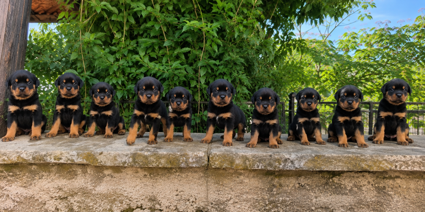 Chiot Rottweiler Melodie Albaret